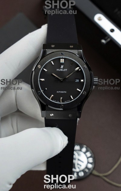 Hublot Classic Fusion Ceramic Casing Black Dial Super Clone Swiss Replica 42MM