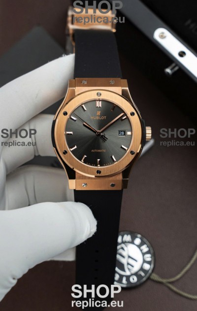 Hublot Super Clone Classic Fusion Titanium Rose Gold Grey Dial 42MM Watch