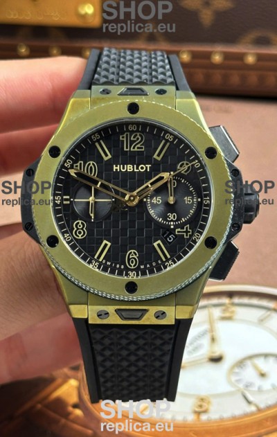 Hublot Big Bang Super Clone 20th Anniversary Titanium Rose Gold Casing Replica Watch 