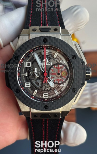 Hublot Big Bang Super Clone Ferrari Titanium Edition in Ceramic Casing