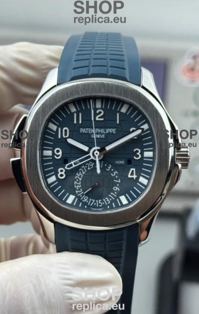 Patek Philippe Super Clone Aquanaut 5164 Opaline Blue Stainles Steel Swiss Watch 