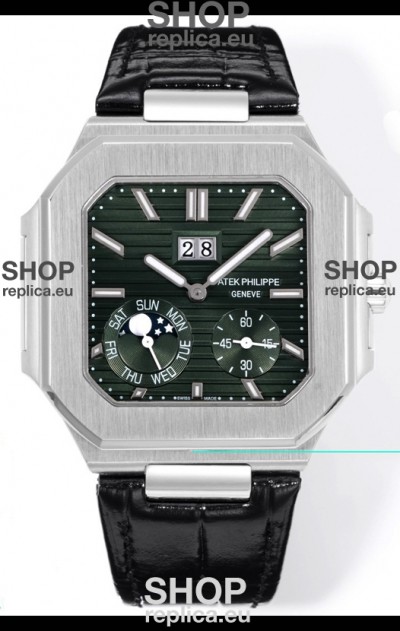 Patek Philippe Cubitus 5822 904L Steel Casing Green Dial Swiss Replica Watch