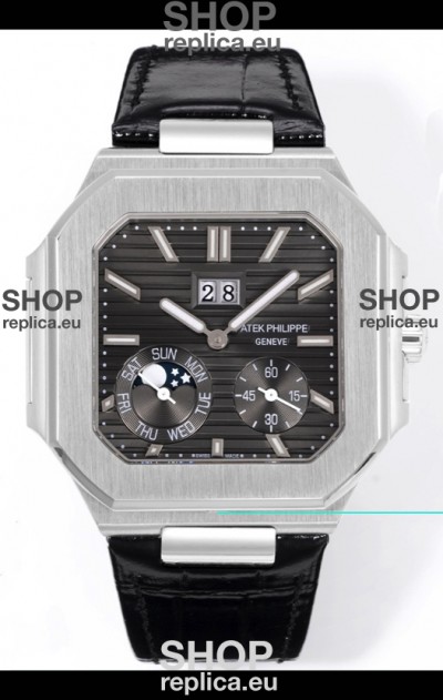 Patek Philippe Cubitus 5822 904L Steel Casing Grey Dial Swiss Replica Watch