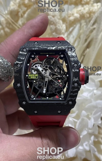 Richard Mille 035-02 Black NTPT Real Vaucher Movement Super Clone Watch 