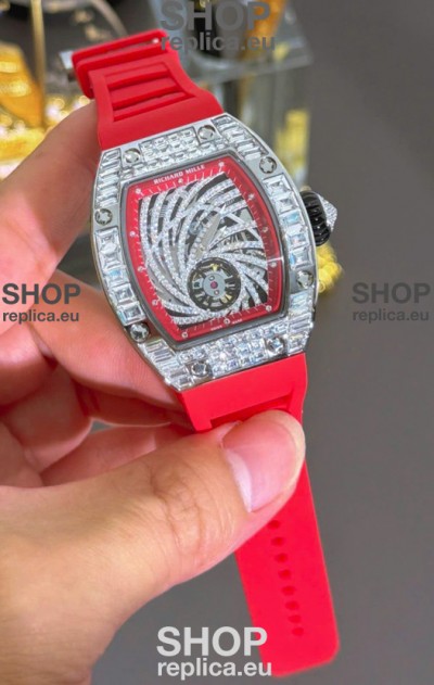 Richard Mille RM51-02 Stainless Steel Casing Watch in Mossanites Automatic Movement