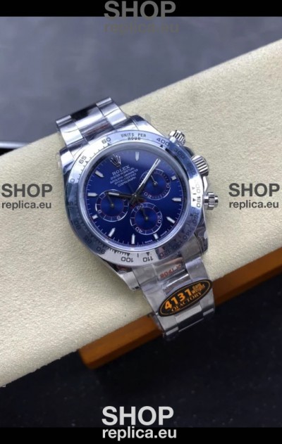 Rolex Daytona Super Clone M116509 Original Cal.4131 Movement - 904L Steel Watch in Blue Dial