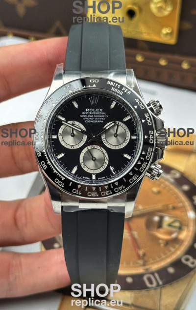 Rolex Daytona Super Clone 126519LN Black Dial Cal.4131 Movement - 904L Steel Watch