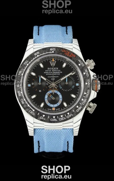Rolex Daytona DiW Bachi Edition Watch - Forged Cabon Casing 1:1 Mirror Replica