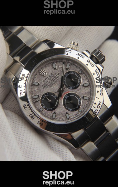 Rolex Daytona Japanese Movement Replica Watch in Meteorite Pattern Dial