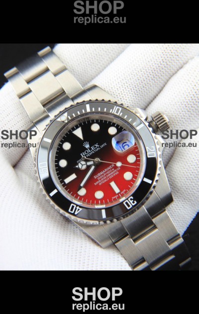 Rolex Submariner Japanese Replica Watch 904L Steel Gadient Dial Watch 