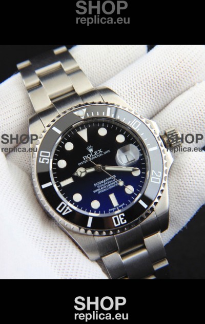 Rolex Submariner Japanese Replica Watch 904L Steel Gadient Dial Watch 