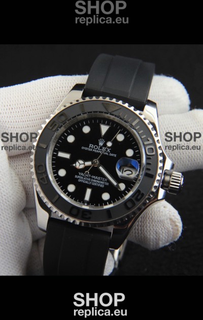 Rolex Yachtmaster Stainless Steel Japanese Replica Watch - 40MM