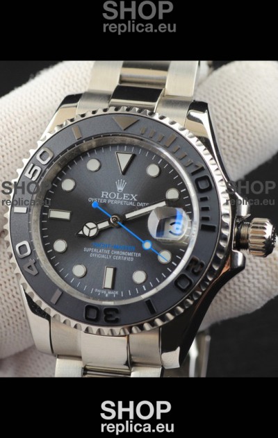 Rolex Yachtmaster Stainless Steel Japanese Replica Watch - 40MM - Grey Dial 