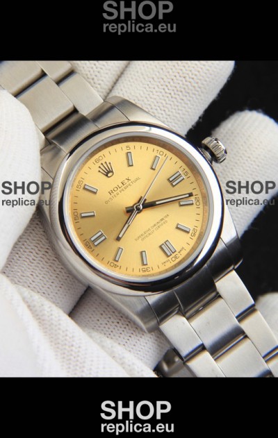 Rolex Oyster Perpetual Japanese Movement Replica Watch 36MM - Champange Dial