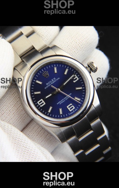 Rolex Oyster Perpetual Japanese Movement Replica Watch 36MM - Blue Dial