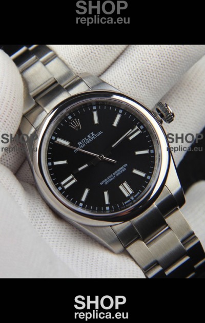 Rolex Oyster Perpetual Japanese Movement Replica Watch 41MM - Black Dial