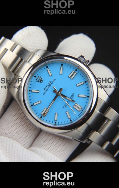 Rolex Oyster Perpetual Japanese Movement Replica Watch 41MM - Tiffany Blue Dial