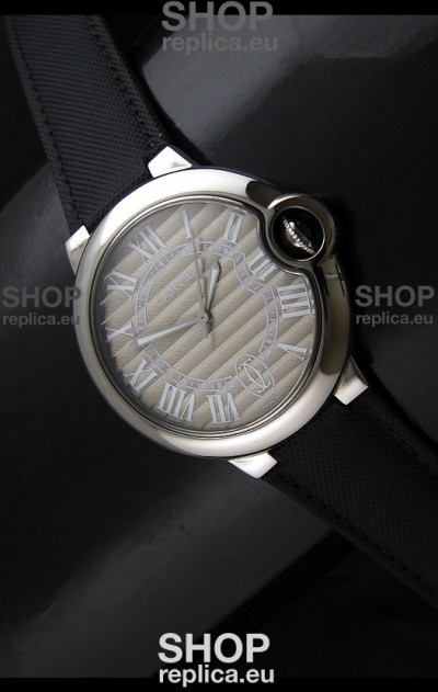 Cartier Ballon de Swiss Replica Automatic Watch in Grey Dial