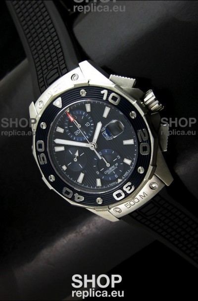 Tag Heuer Aquaracer Calibre 16 Swiss Watch in Dark Blue Dial