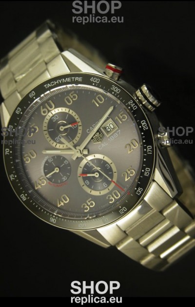 Tag Heuer Carrera Calibre 1887 Grey Dial Watch - 1:1 Mirror Replica 