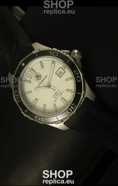 Tag Heuer Aquaracer Calibre 5 White Dial Swiss Watch - 1:1 Mirror Edition