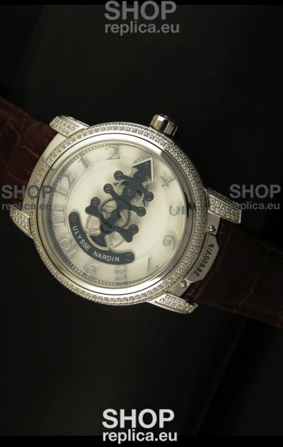 Ulysse Nardin Dual Escapement Japanese Watch in White Dial