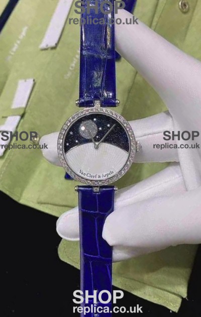 Van Cleef & Arpels Poetic Complications Quartz Watch 