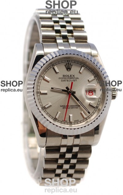 Rolex Datejust Japanese Watch in Grey Dial