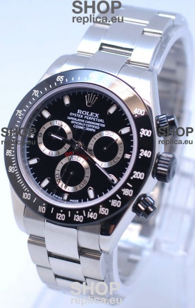 Rolex Project X Daytona Limited Edition Series II Cosmograph MonoBloc Cerachrom Swiss Watch in Black Face