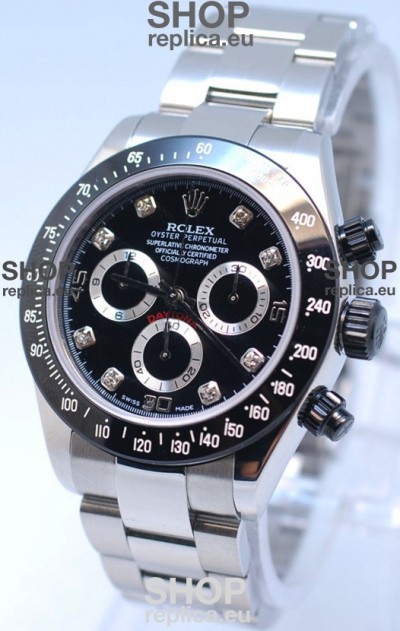 Rolex Project X Daytona Limited Edition Series II Cosmograph MonoBloc Cerachrom Swiss Watch in Diamond Markers