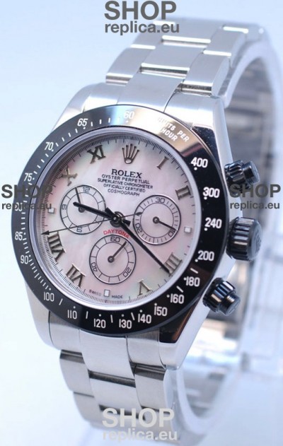 Rolex Project X Daytona Limited Edition Series II Cosmograph MonoBloc Cerachrom Swiss Watch in Pink Pearl Dial