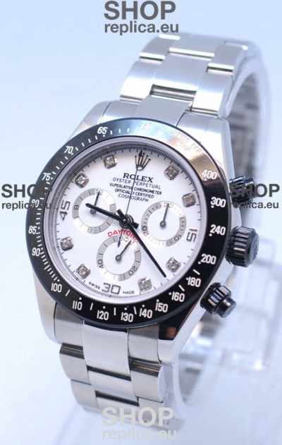 Rolex Project X Daytona Limited Edition Series II Cosmograph MonoBloc Cerachrom Swiss Watch in Diamond Markers
